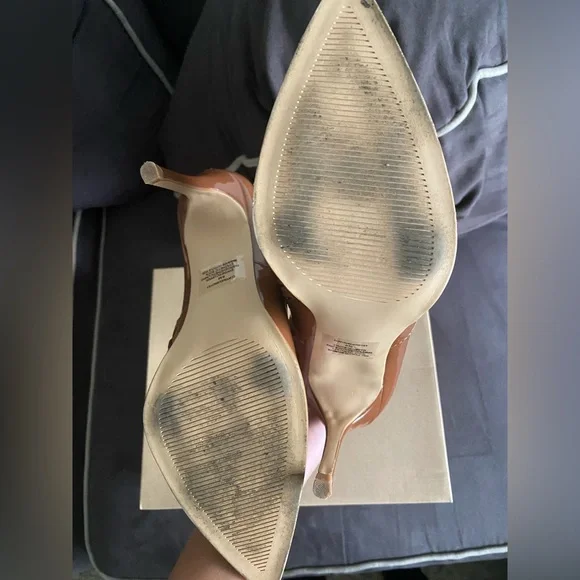 STEVE MADDEN POSSE BROWN PATENT BOOTIE - Picture 5 of 6